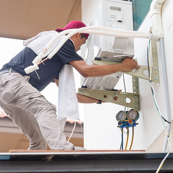 el mejor tipo de aire acondicionado para instalar en una oficina sería un sistema de aire acondicionado central